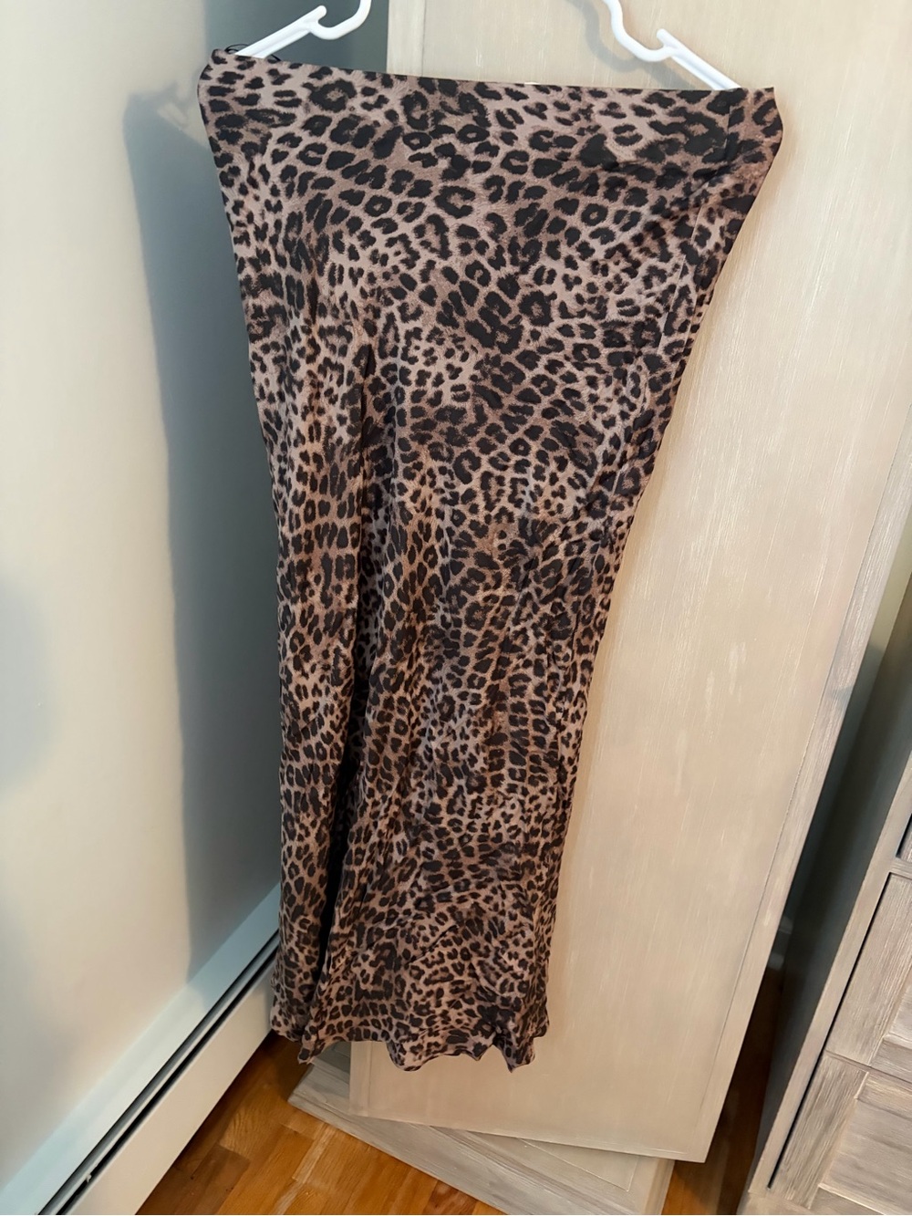 Z Supply Leopard Print Maxi Skirt - Brown and Black